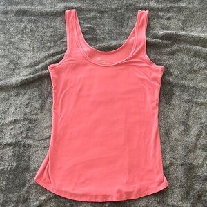 No Boundaries Pink Fitted Sleeveless Tank Top